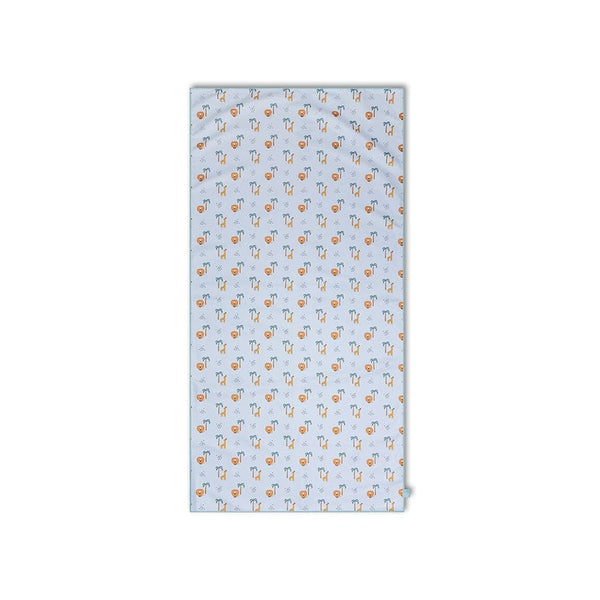 Beach Towel Microfiber - Multicolor - Jungle - 135 x 65 cm