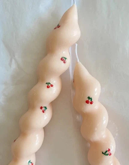 Bougie twisted cherries