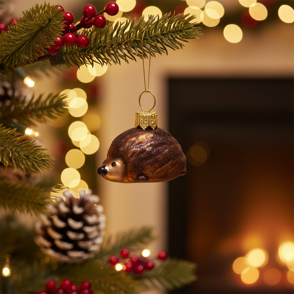 Bola de Navidad de erizo