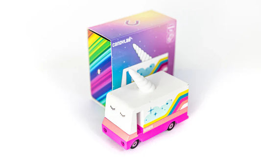 Camioneta de madera Candycar World - Unicornio