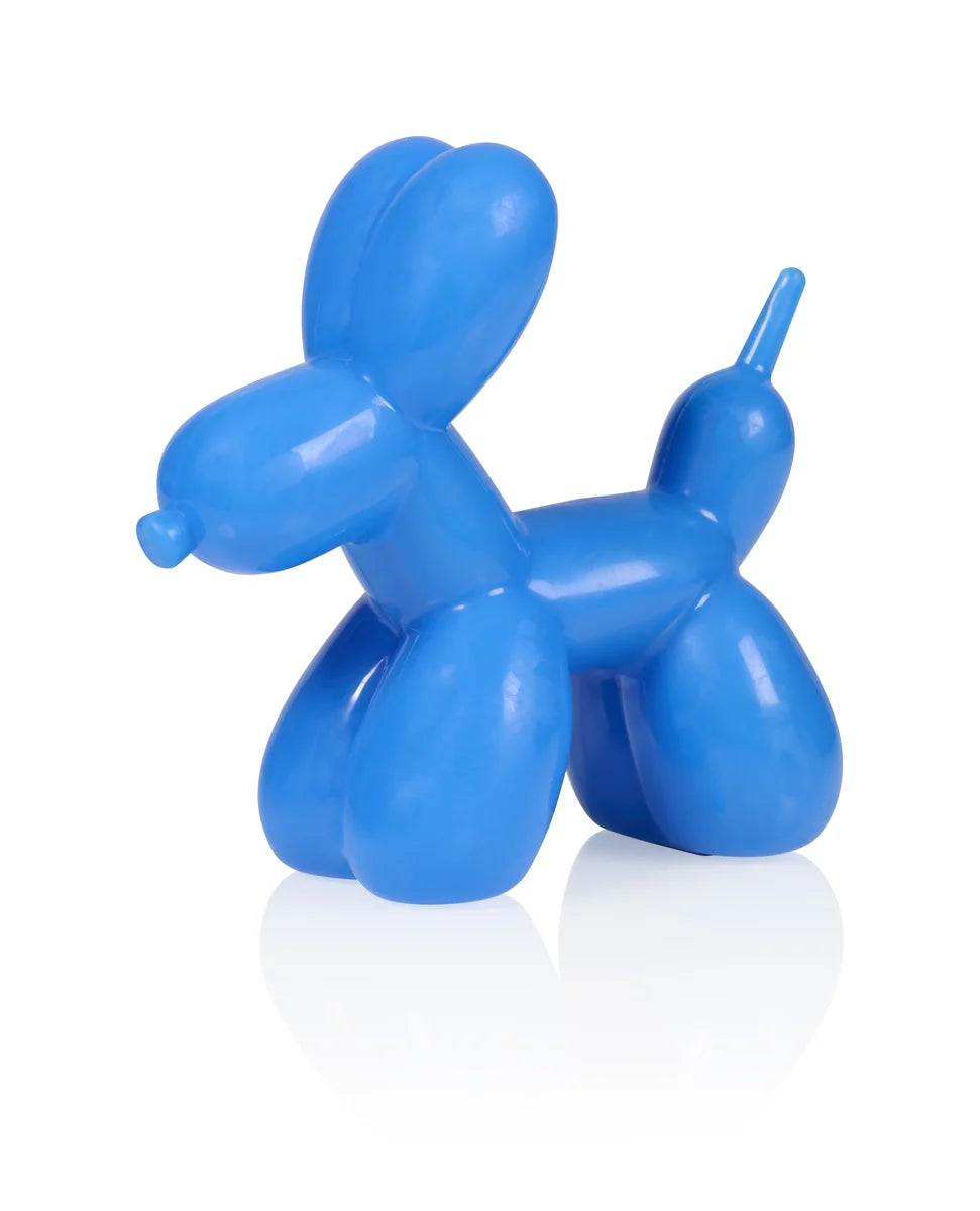 ballon chien bleu clair