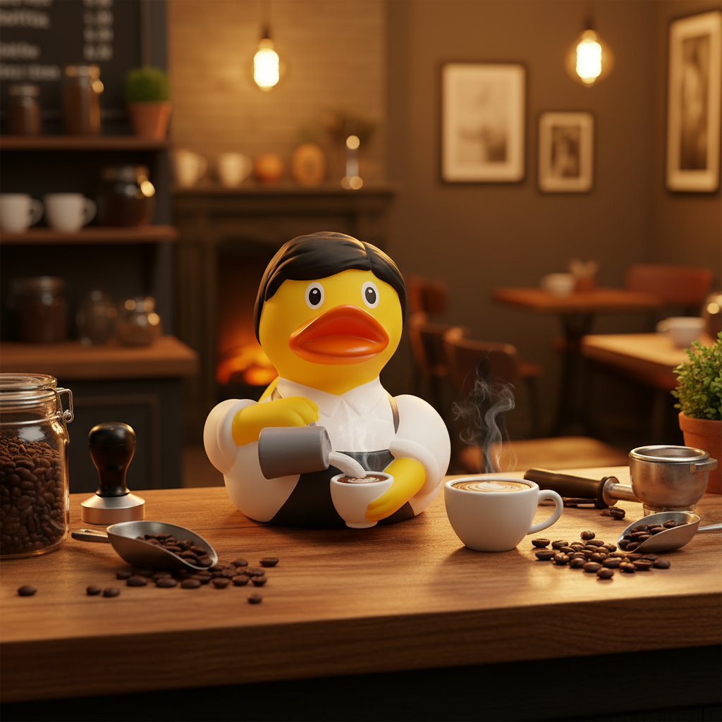 Barista de pato