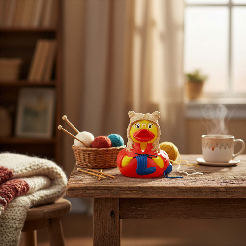 編み物のアヒル