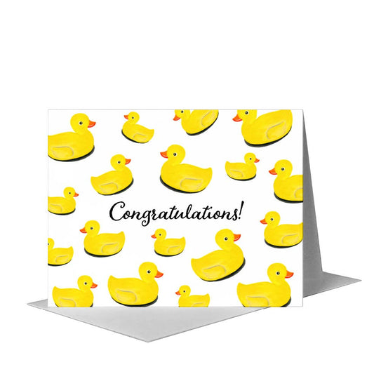 Felicitaciones de Bath Duck