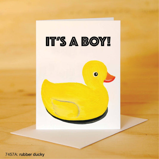 Tarjeta de nacimiento de Duck Boy