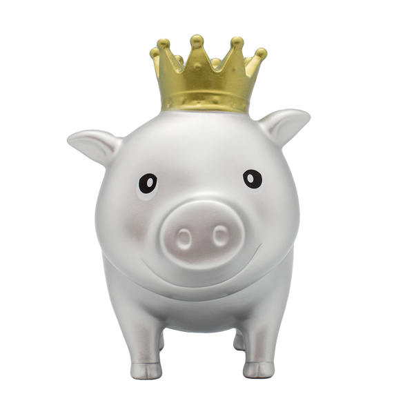Cochon Argenté Couronne