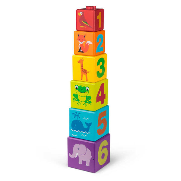 Cubos de construcción apilables