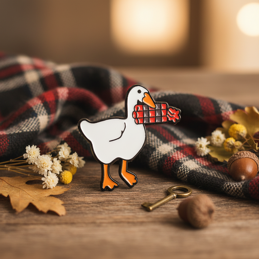 Pin's Canard Blanc avec TNT