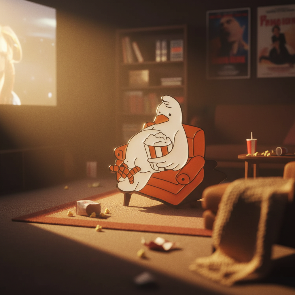 White Duck Movie and Chill Pin