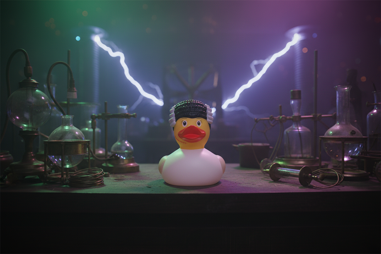 Eend mevrouw Frankenstein