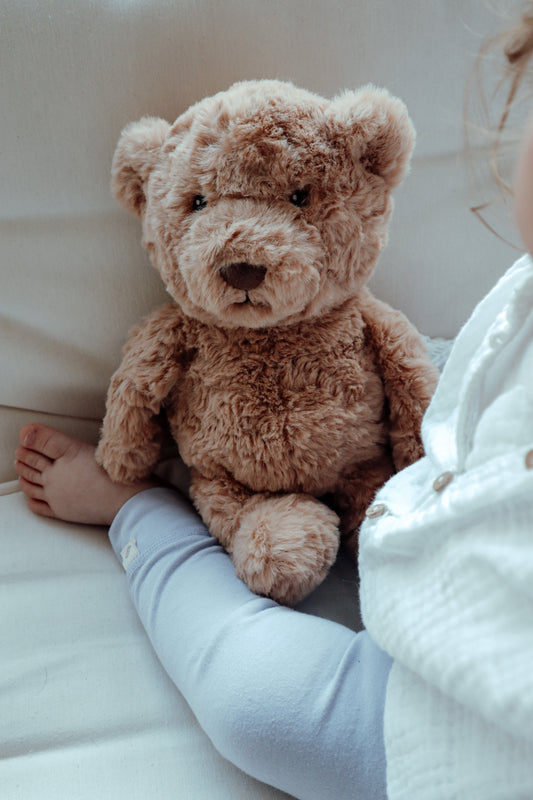 Lou the Bear White Noise Plush