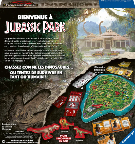 Jurassic Park - Danger 'Versión Francesa' Juego de Mesa