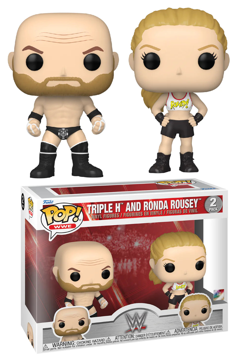 Triple H and Ronda Rousey 2-Pack
