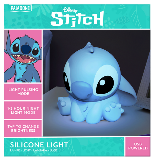 Lámpara de silicona recargable Lilo y Stitch - Stitch - PRE-ORDEN*