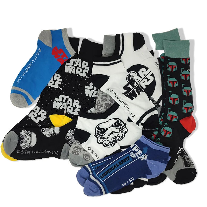 Caja de regalo con calendario de Star Wars: 12 pares de calcetines