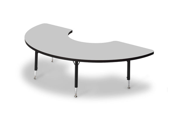 Tuf-Top™ Height Adjustable Arc Table - Grey