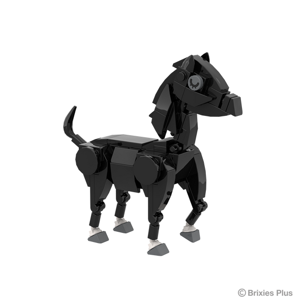 BRIXIES Plus Farmbuddies Pferd schwarz / Horse Black
