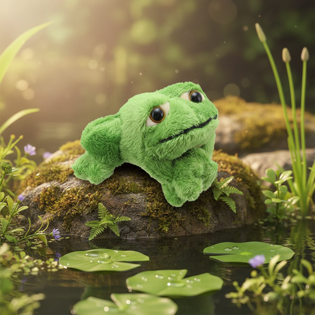 Marioneta de dedo de rana