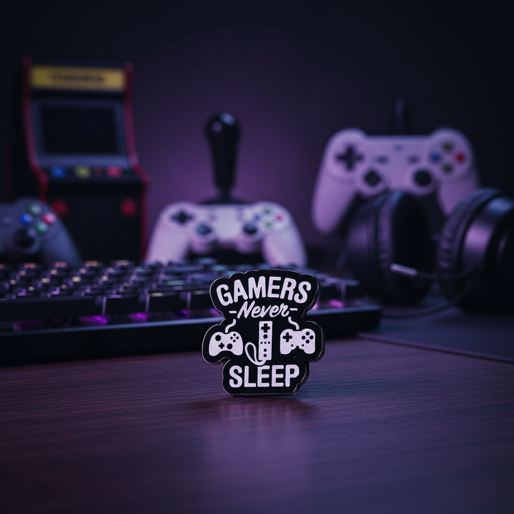 Pin’s Gamer Never Sleep