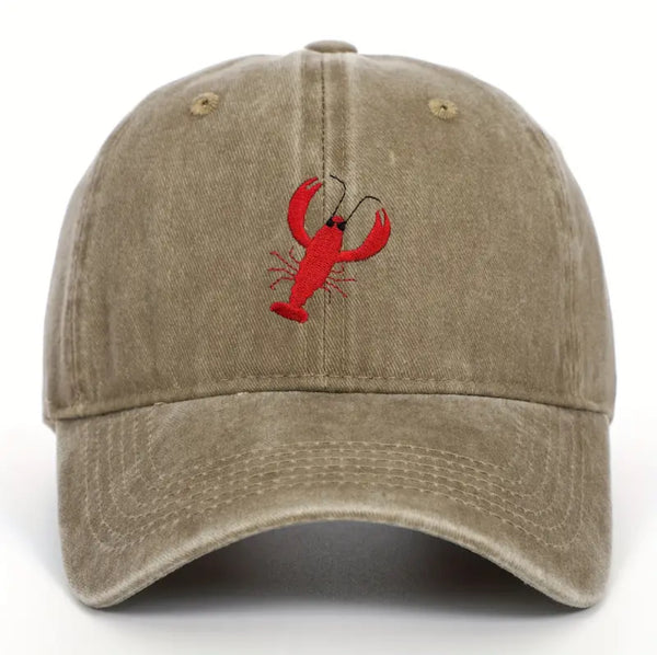 Gorra con langosta bordada