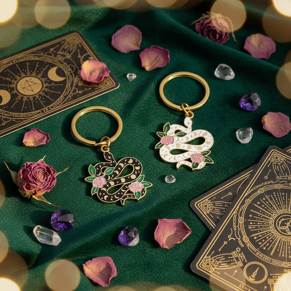 Porte-Clés Serpent Lunaire