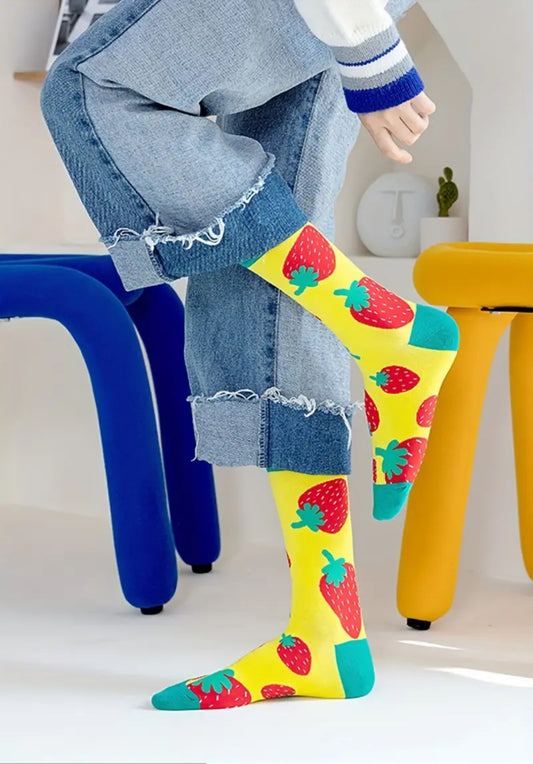 chaussettes fraises 1