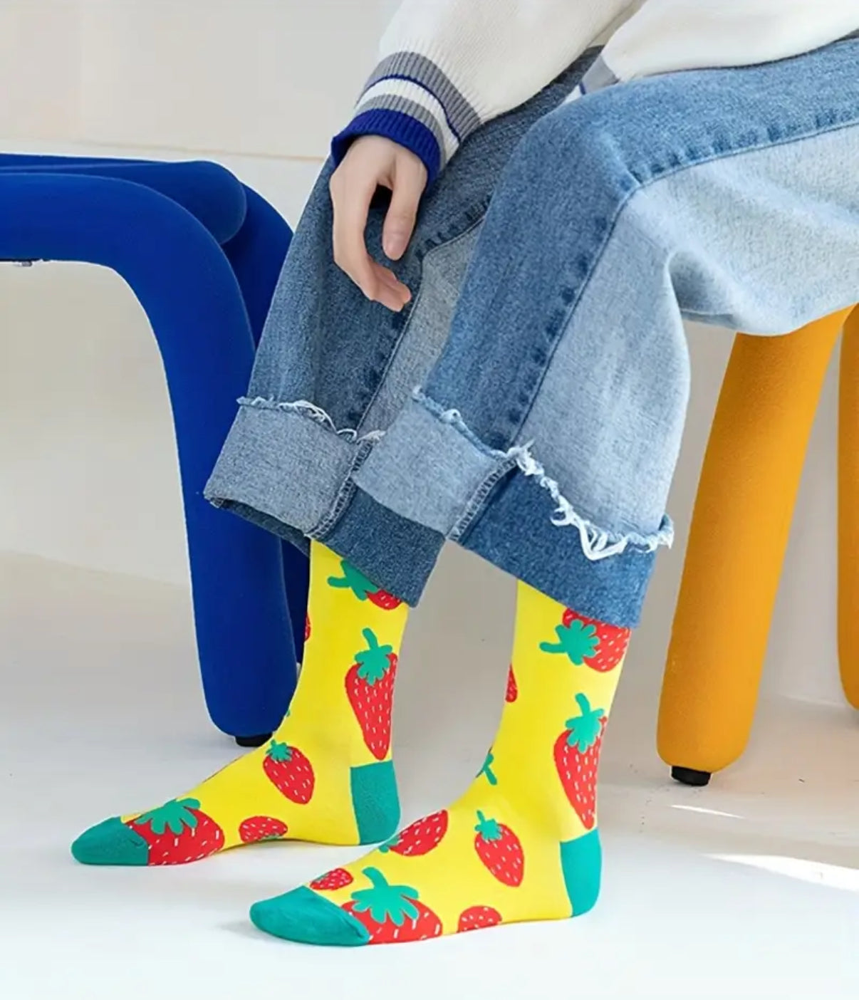 chaussettes fraises 1