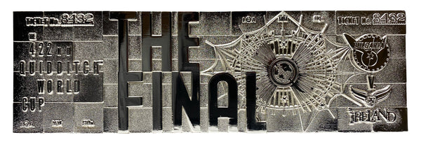 Réplique collector Harry Potter - .999 Silver Plated Quidditch World Cup TicketTRéplique collector Harry Potter - .999 Silver Plated Quidditch World Cup TicketiRéplique collector Harry Potter - .999 Silver Plated Quidditch World Cup TicketcRéplique collector Harry Potter - .999 Silver Plated Quidditch World Cup TicketkRéplique collector Harry Potter - .999 Silver Plated Quidditch World Cup TicketeRéplique collector Harry Potter - .999 Silver Plated Quidditch World Cup TickettRéplique collector Harry Potter