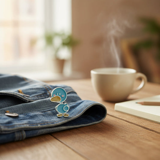 Pinheiros de pato azul