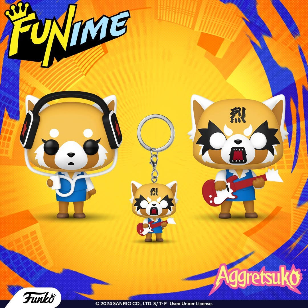Pop! Aggretsuko avec casque audio