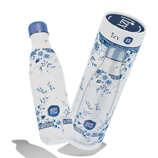 IZY Bottle - Delfts Blue - Faience - 500ml