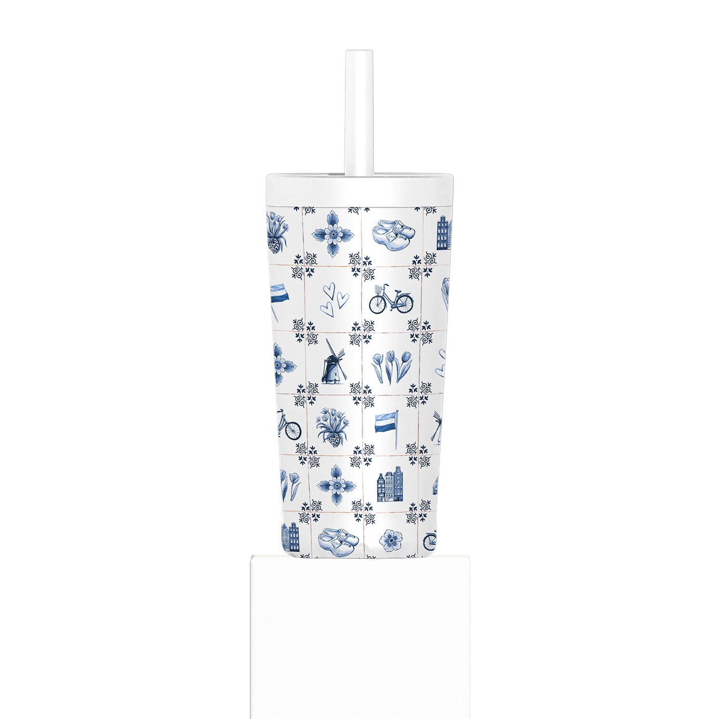 IZY Tumbler - Dutch Tiles - 500ml