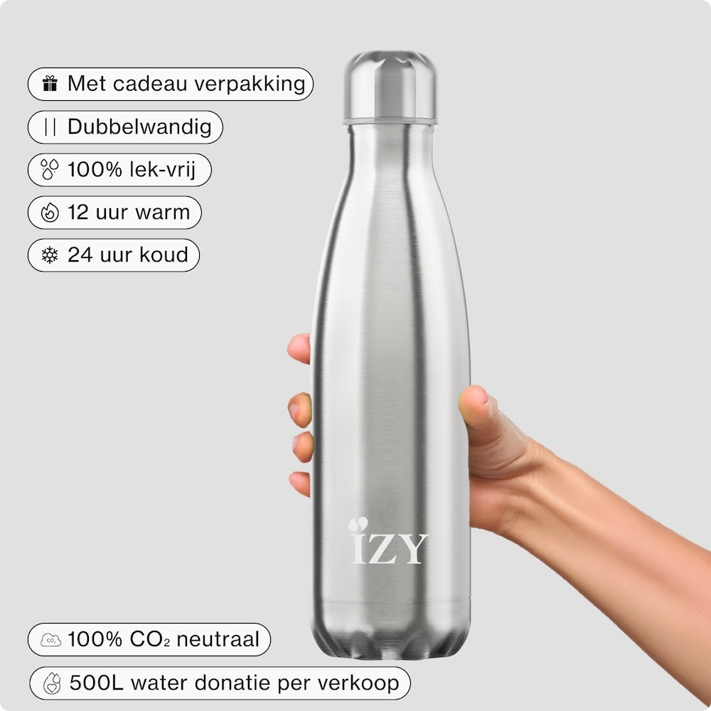 IZY Bottle - Silver - 500ml