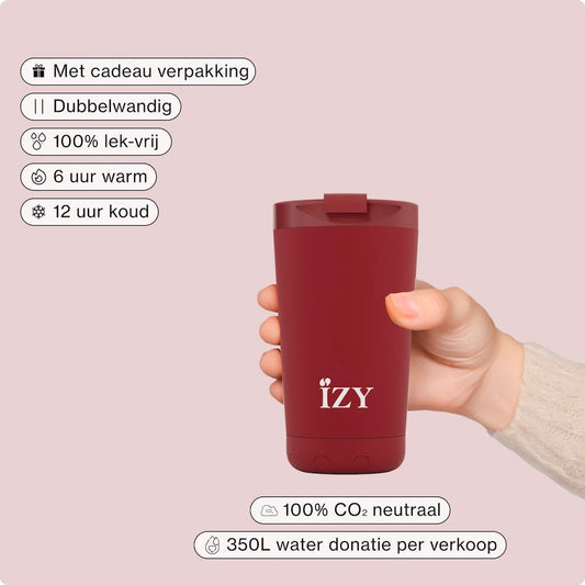 IZY マグカップ - レッド - 350ml