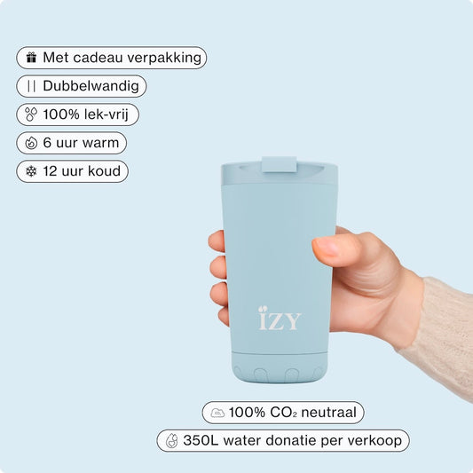 IZYマグ - ライトブルー - 350ml