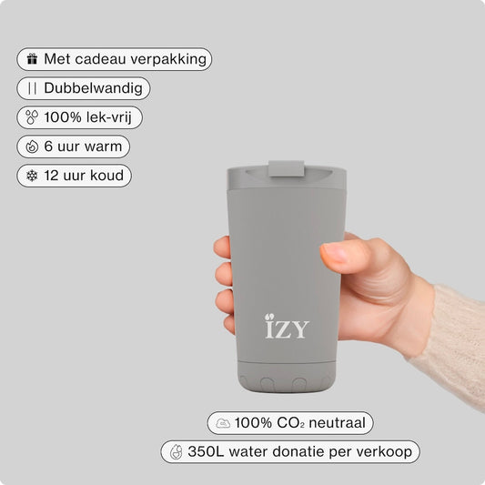 IZY マグカップ - グレー - 350ml