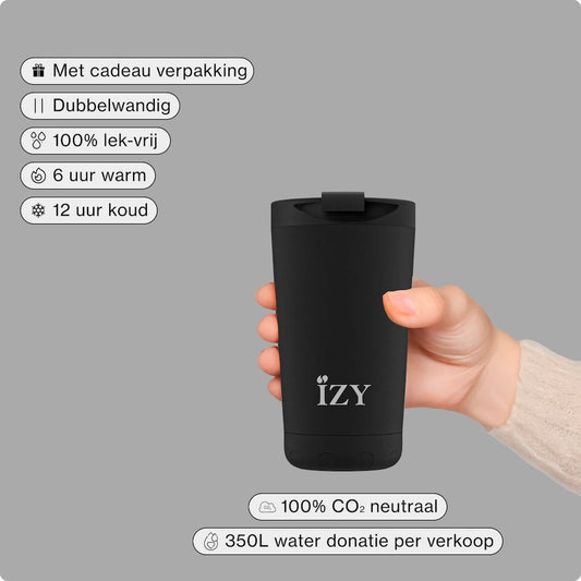 IZYマグ - ブラック - 350ml