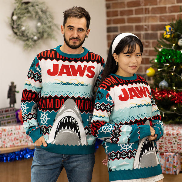 Pull de Noël Les Dents de la Mer