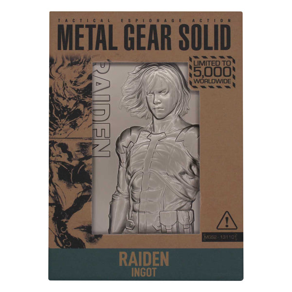 Lingot collector Metal Gear Solid - 2 Raiden