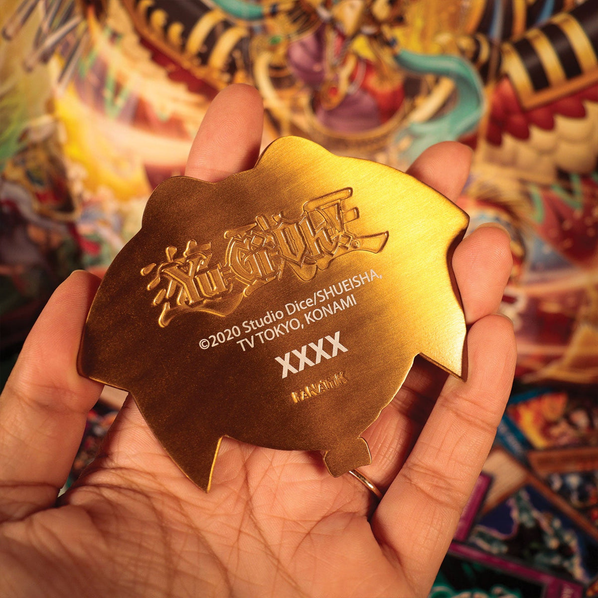 Médaillon tête d’Exodia Yu-Gi-Oh! en édition limitée par Fanattik – mise en situation 8