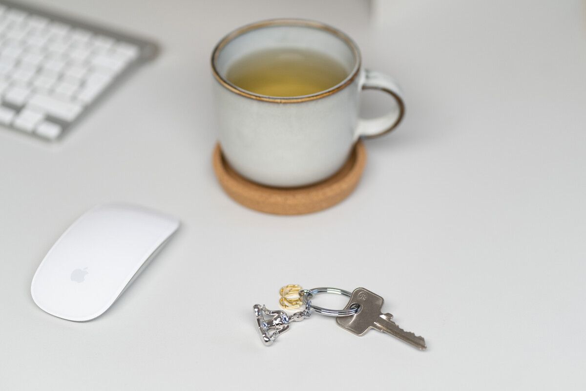 Yoga key ring