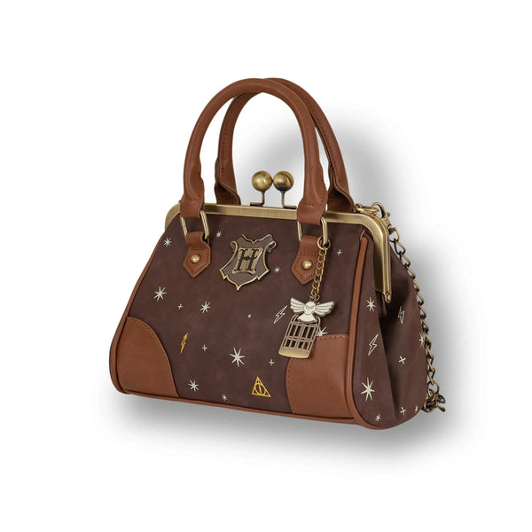Borsa a mano con chiusura a bacio di Harry Potter