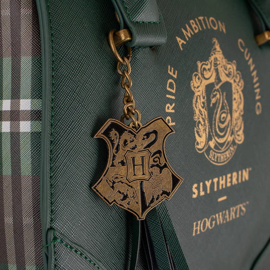 Bolso de mano de lujo a cuadros de Harry Potter - Slytherin