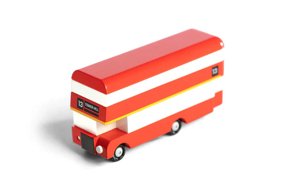 Autobús inglés de madera Candycar World - The London Herald