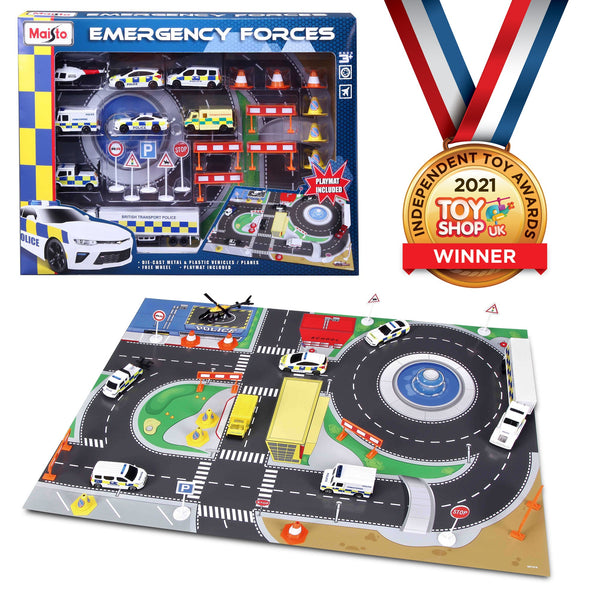 Coffret de jeu Fresh Metal Emergency Force avec tapis de jeu