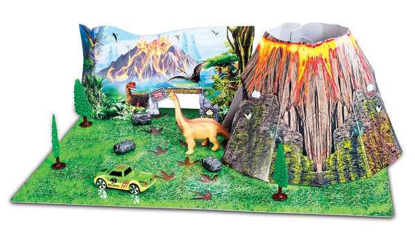 CONSTRUCTION ET JOUER AVEC UN DINOSAURE EN MÉTAL FRAIS