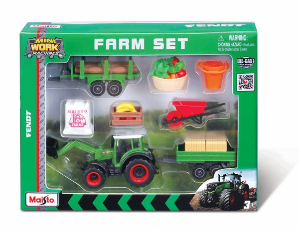 MINI MACHINES DE TRAVAIL - COFFRET FERME FENDT