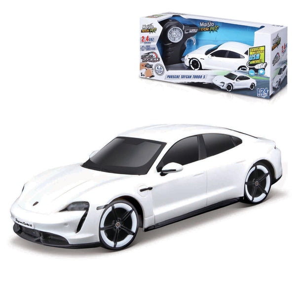 Porsche Taycan Turbo 2,4 GHz radiocommandée haut de gamme à l'échelle 1:24