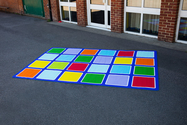 Rainbow™ Rectangle Placement Outdoor Mat 3x2m