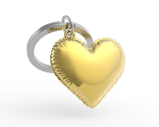 porte cles ballon coeur